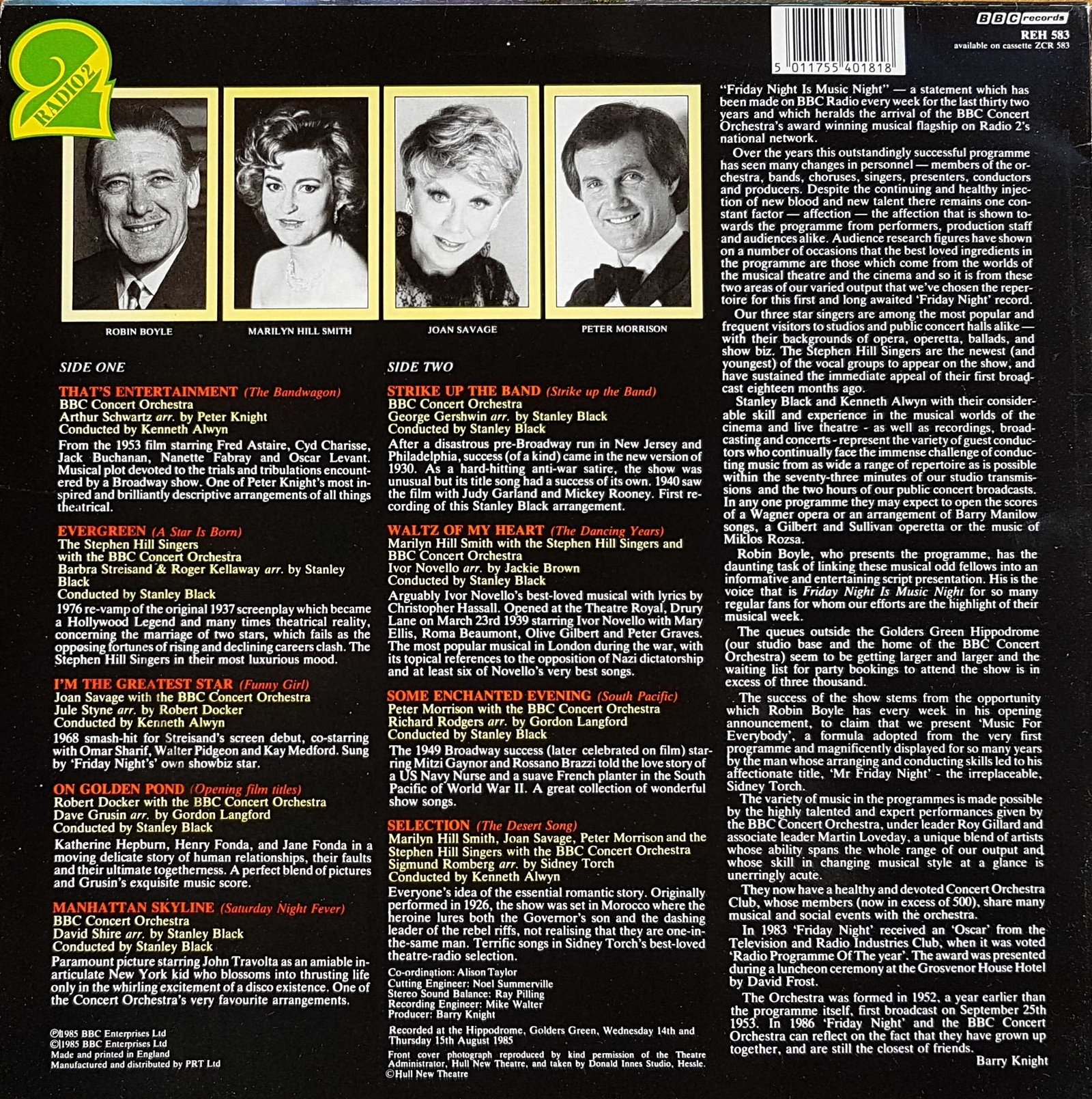 Back cover of REH 583